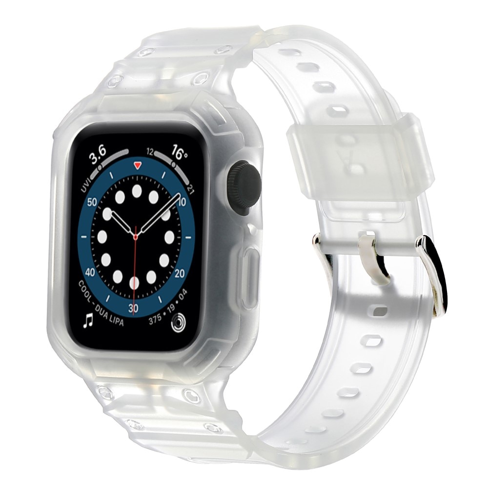 Apple Watch Series 10 46mm Adventure Hülle + Armband durchsichtig