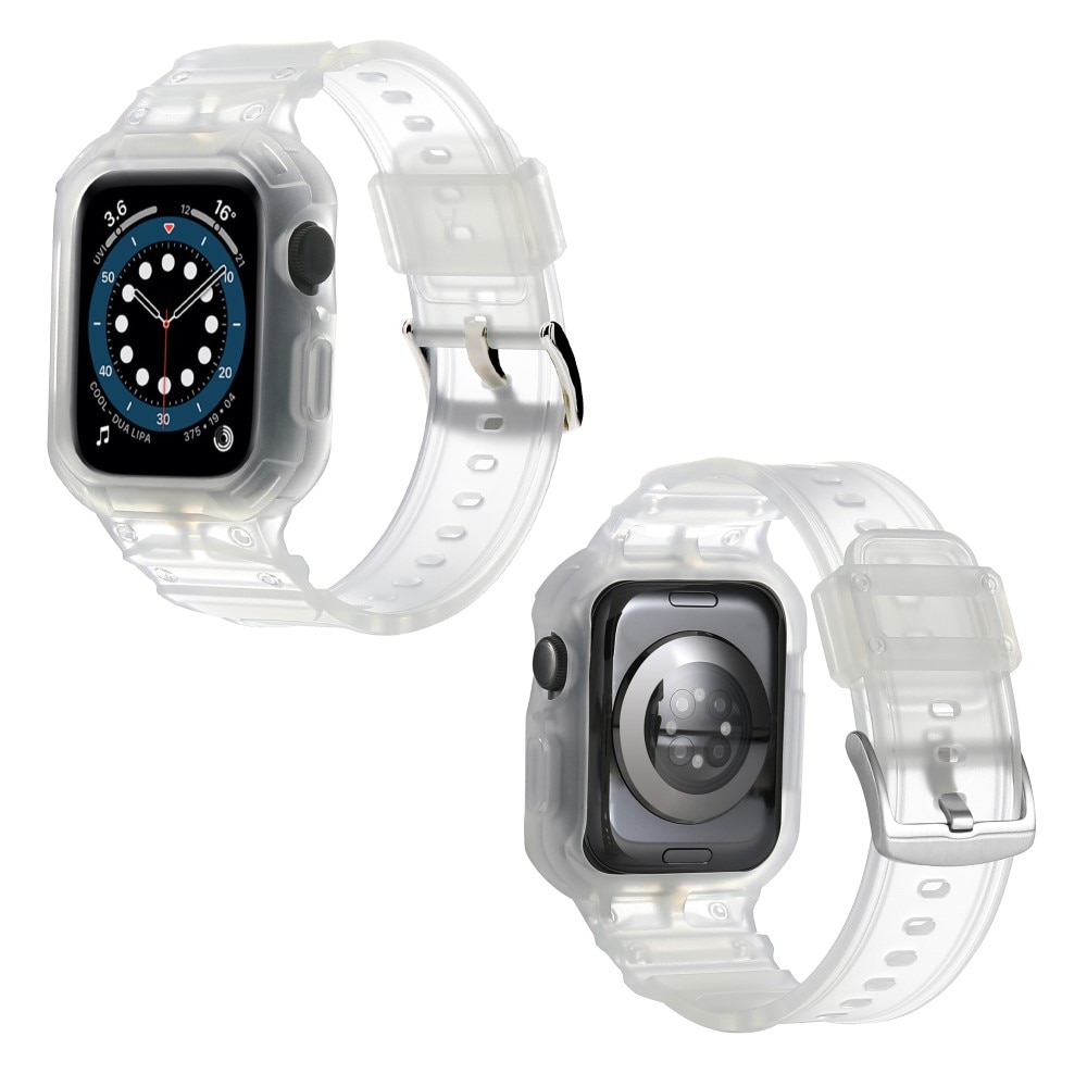 Apple Watch Series 10 46mm Adventure Hülle + Armband durchsichtig