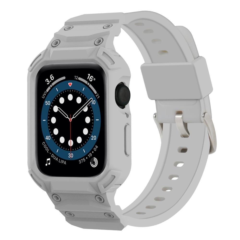 Apple Watch Series 10 46mm Adventure Hülle + Armband grau