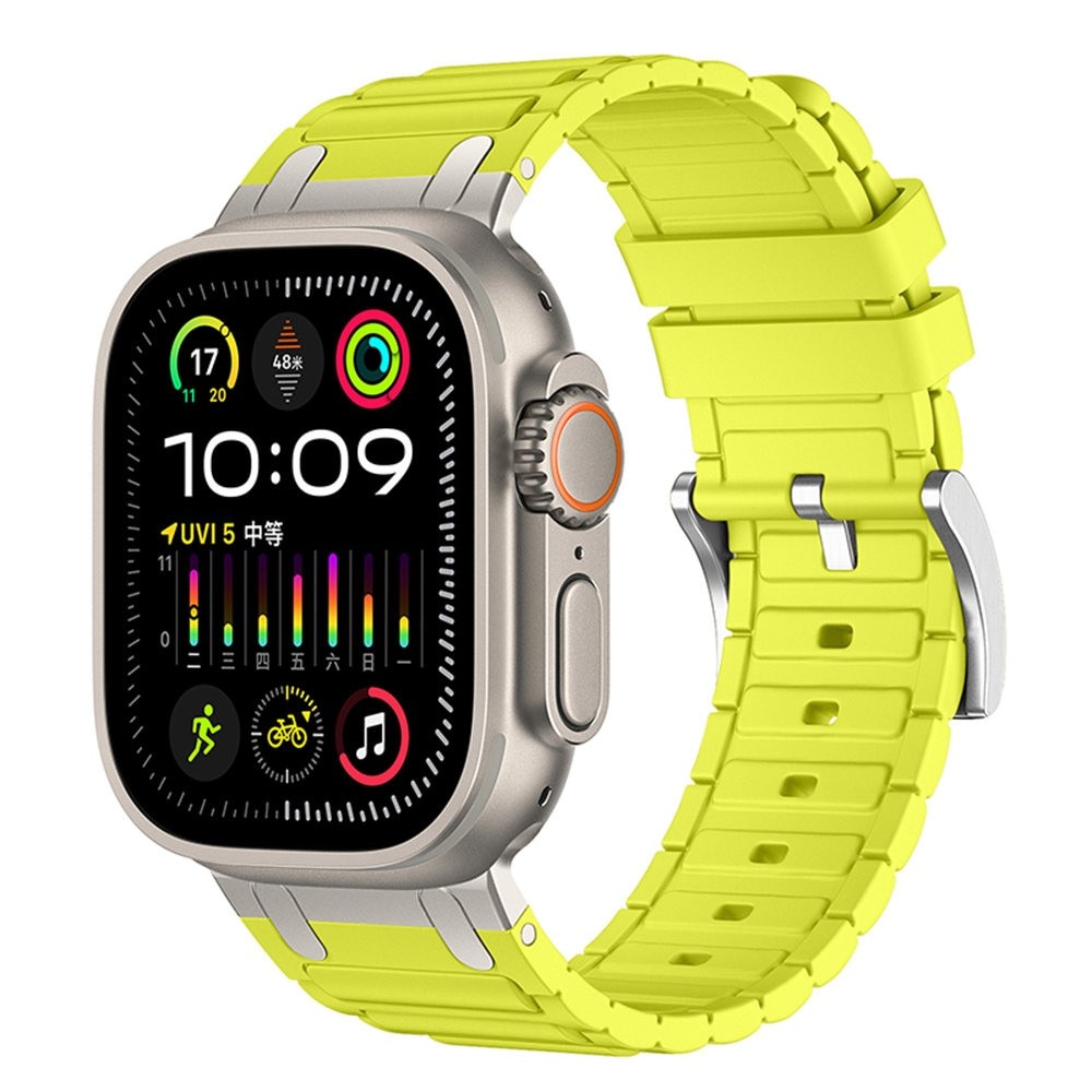 Apple Watch SE 44mm Tough Silicone Strap, Gelb