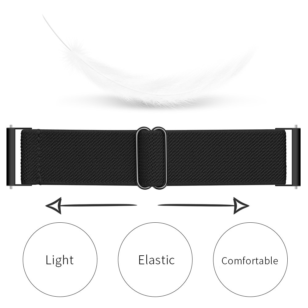 Xiaomi Watch S3 Elastisches Nylon-Armband schwarz