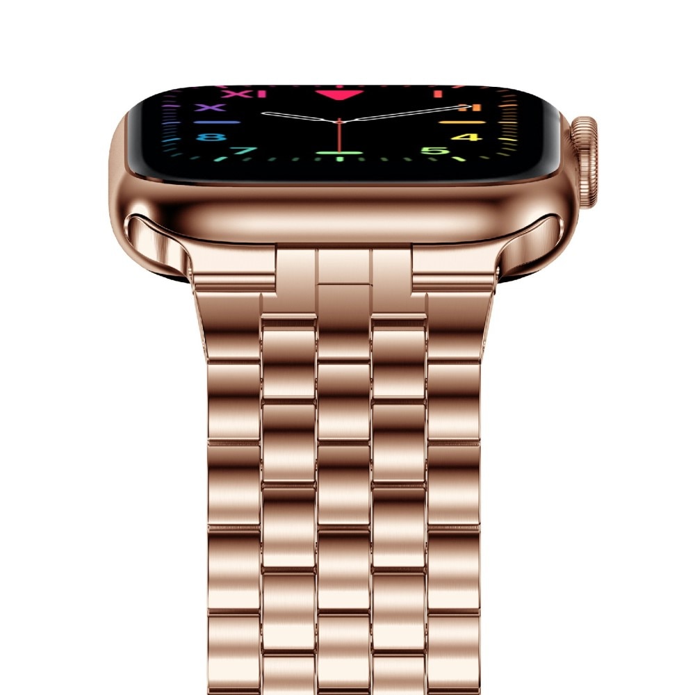 Apple Watch 44mm Business Armband aus Stahl roségold