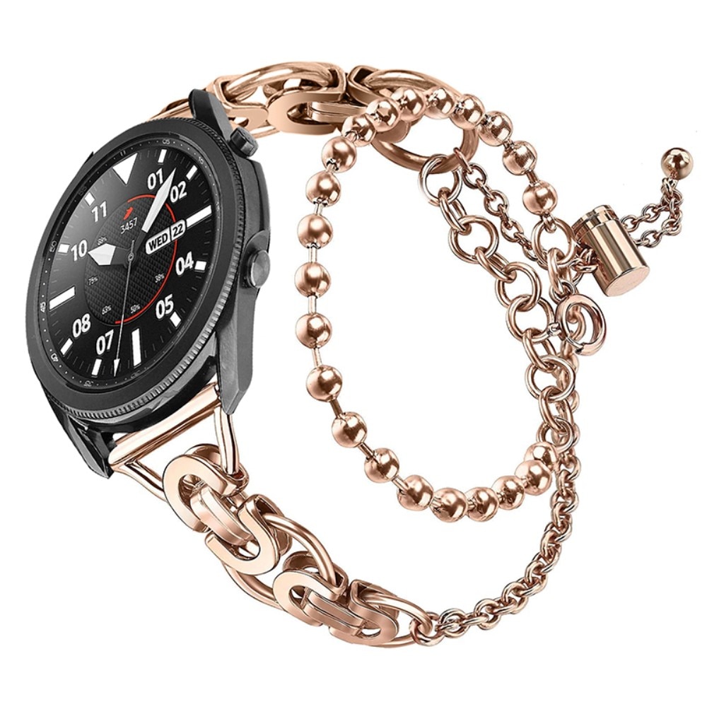 Metallarmband Mit Perlen Samsung Galaxy Watch 4 40mm Roségold