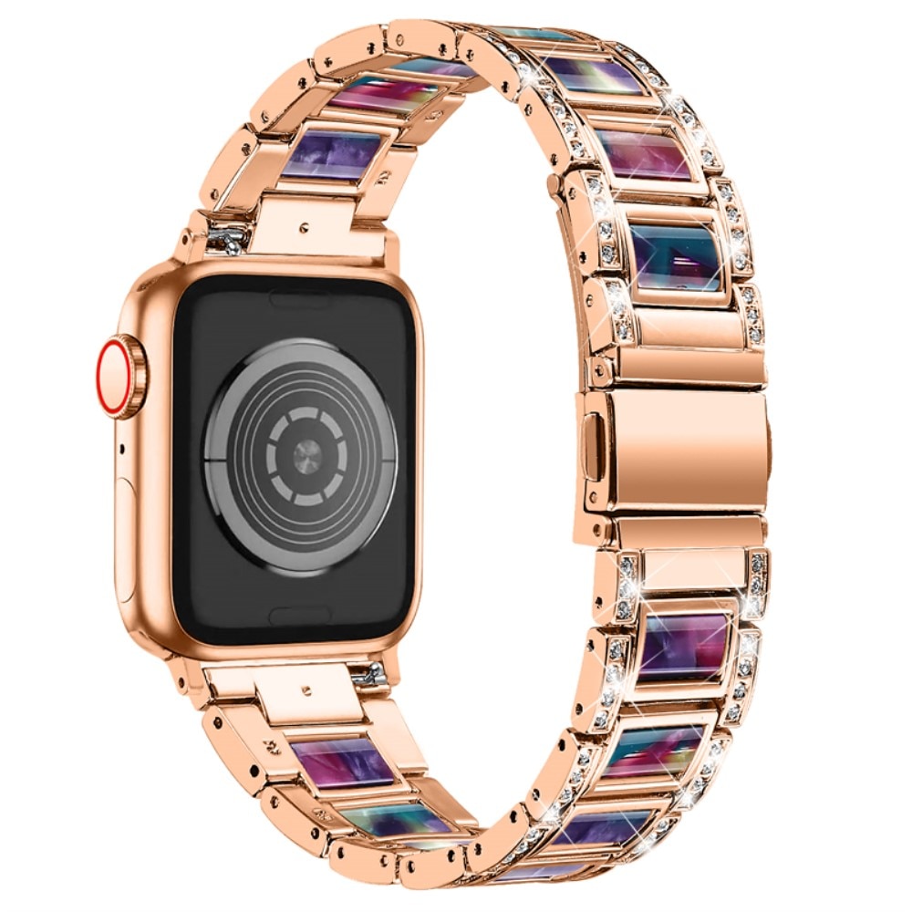 Diamond Bracelet Apple Watch 41mm Series 9 Rosegold Space