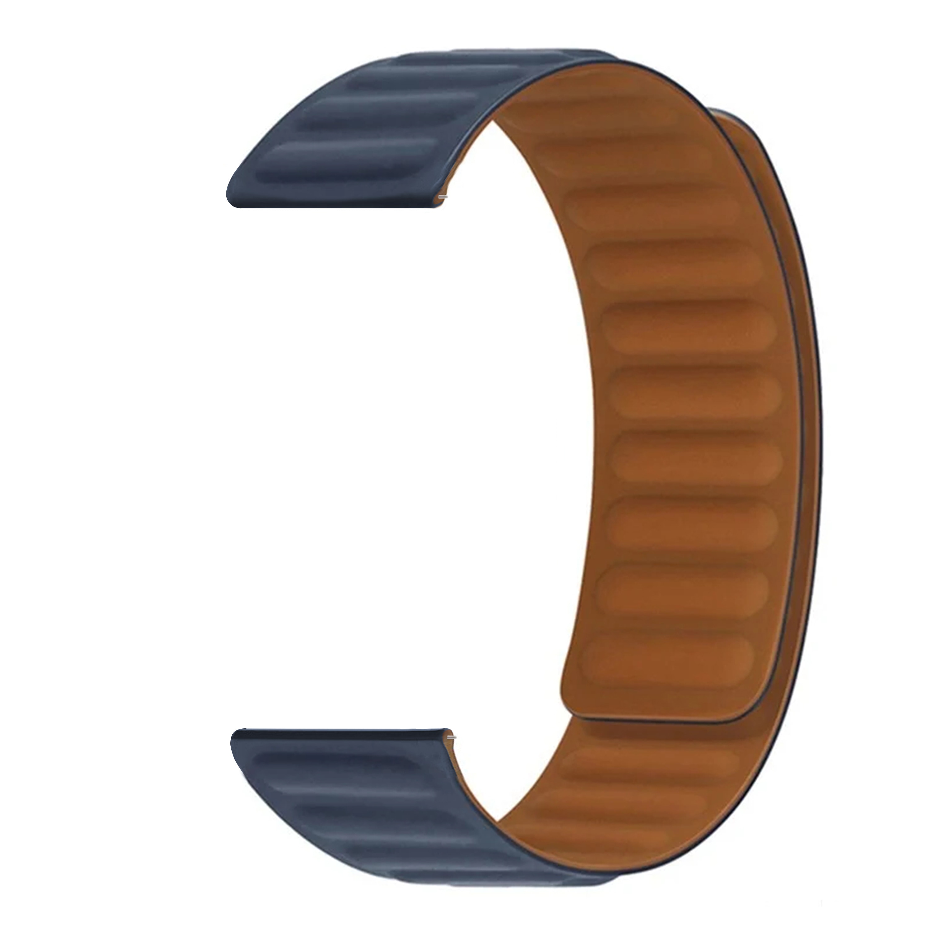 Universal 22mm Magnetische Armband aus Silikon dunkelblau