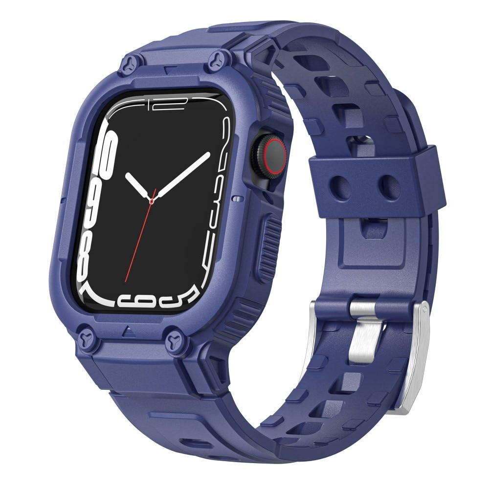 Apple Watch 44mm Adventure Hülle + Armband blau