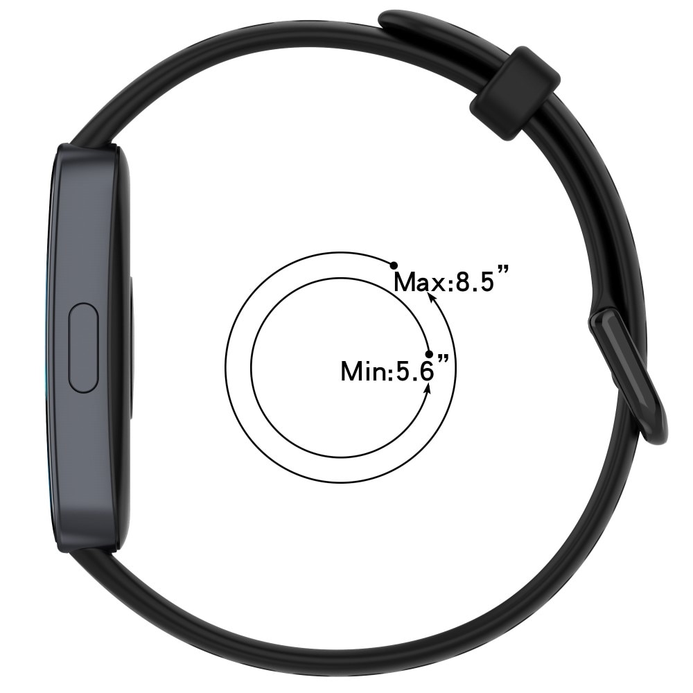 Huawei Band 8 Sport Armband aus Silikon schwarz