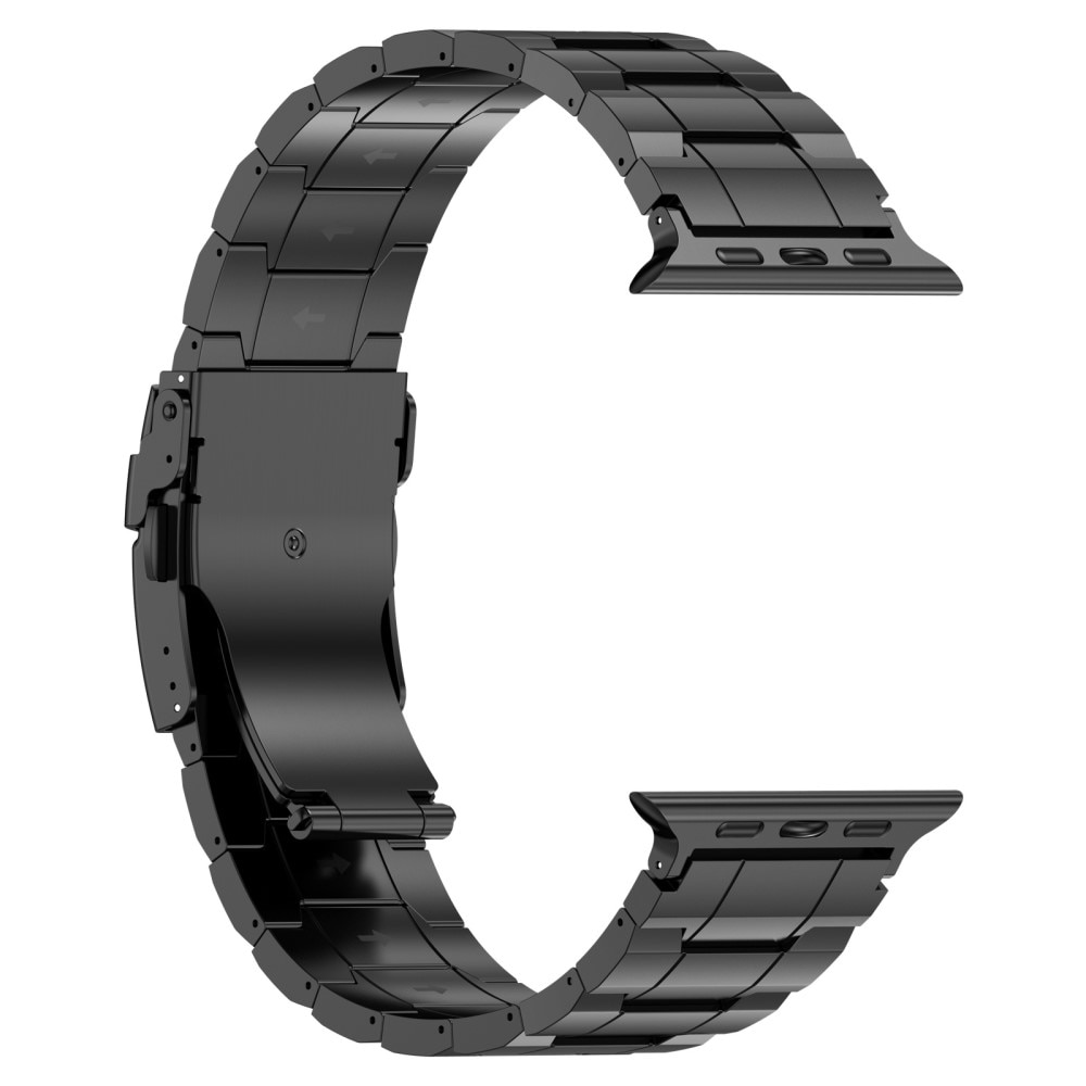 Elevate Armband aus Titan Apple Watch Series 10 42mm schwarz