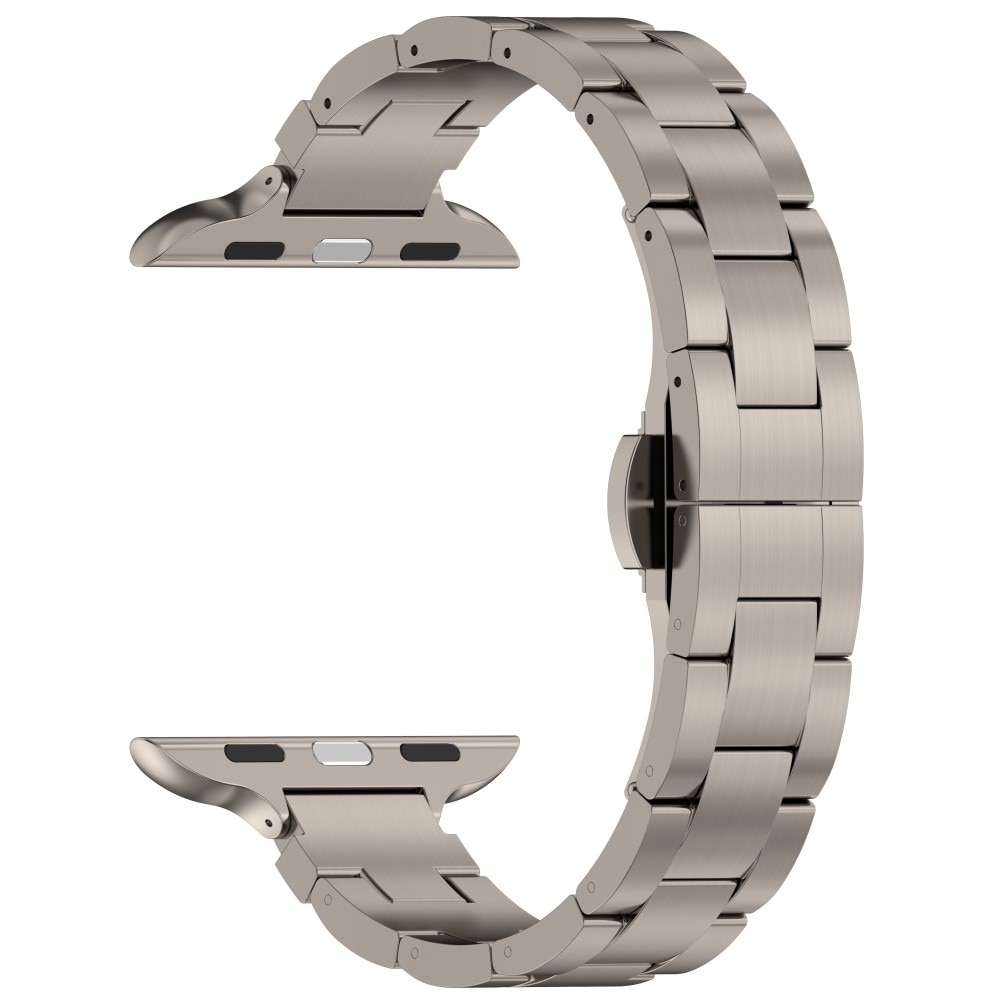 Slim Armband aus Titan Apple Watch 41mm Series 9 titan