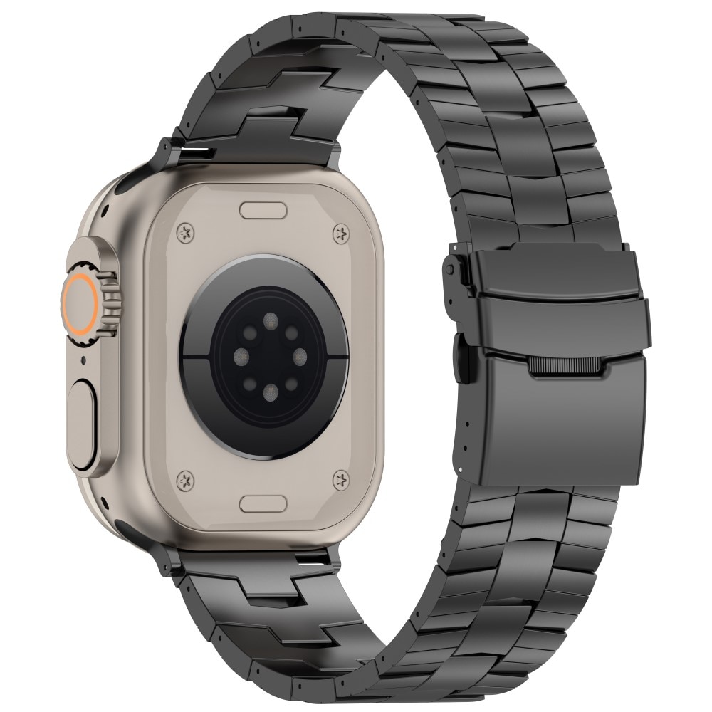 Race Armband aus Titan Apple Watch 41mm Series 7 schwarz