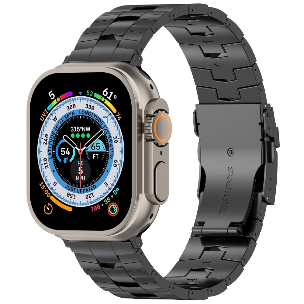 Race Armband aus Titan Apple Watch 40mm schwarz