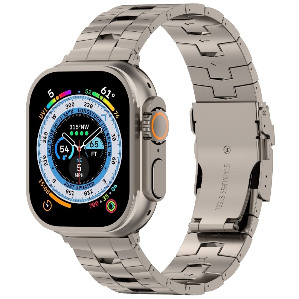 Race Armband aus Titan Apple Watch Series 10 46mm grau