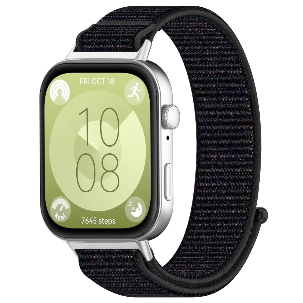 Huawei Watch Fit 3 Nylon-Armband schwarz