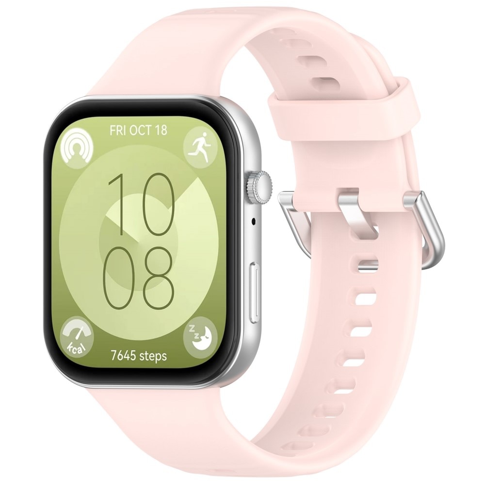 Huawei Watch Fit 3 Armband aus Silikon rosa
