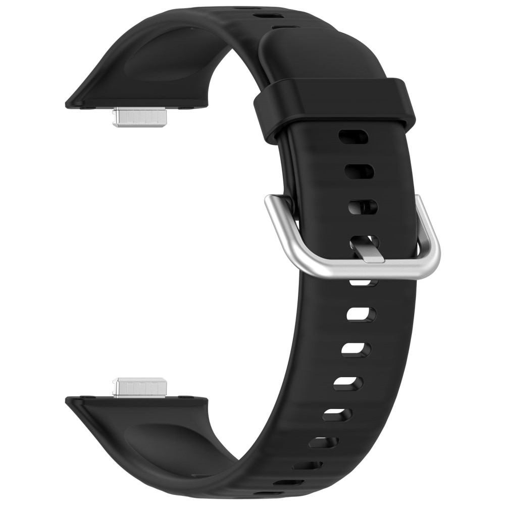Huawei Watch Fit 3 Armband aus Silikon schwarz