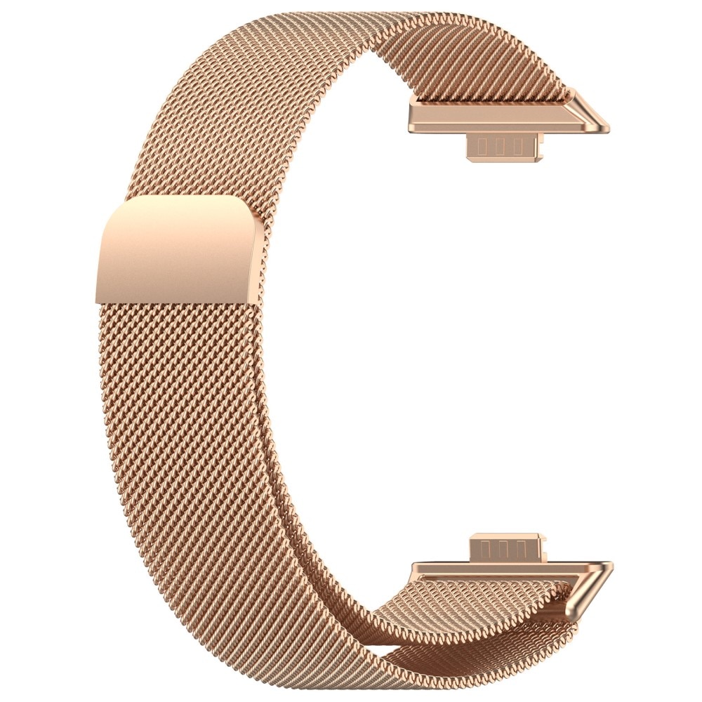Huawei Watch Fit 3 Milanaise-Armband roségold