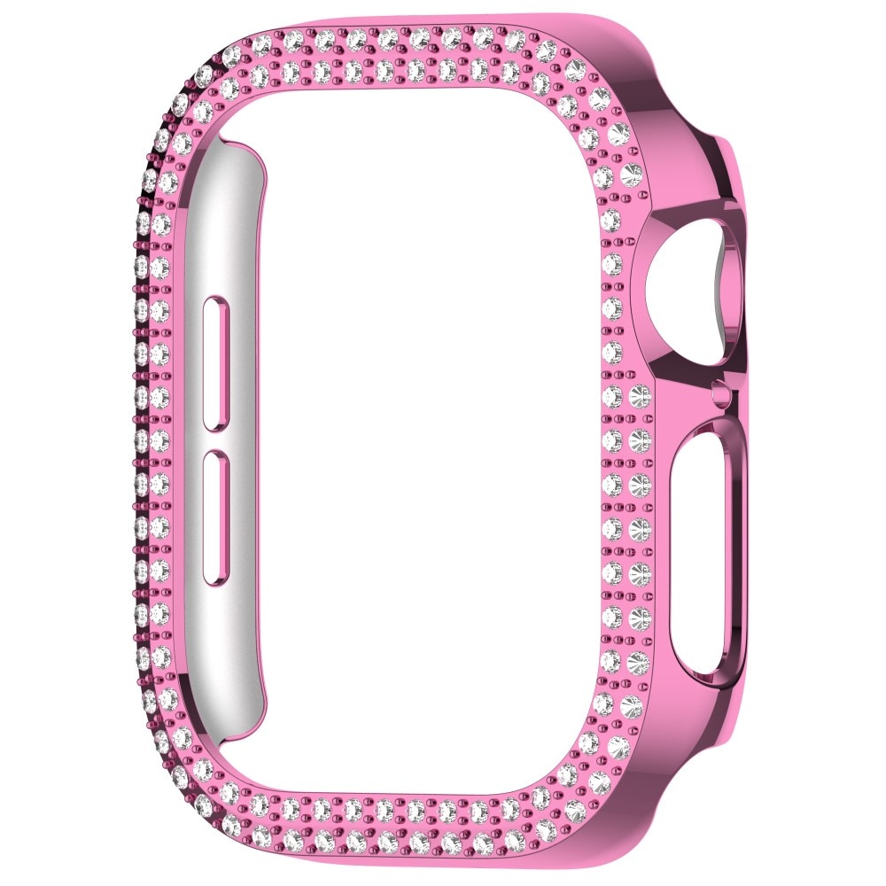 Apple Watch Series 10 42mm Rhinestone Hardcover rosa