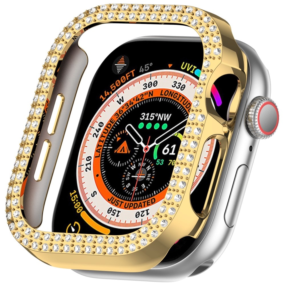 Apple Watch Series 10 42mm Rhinestone Hardcover gold