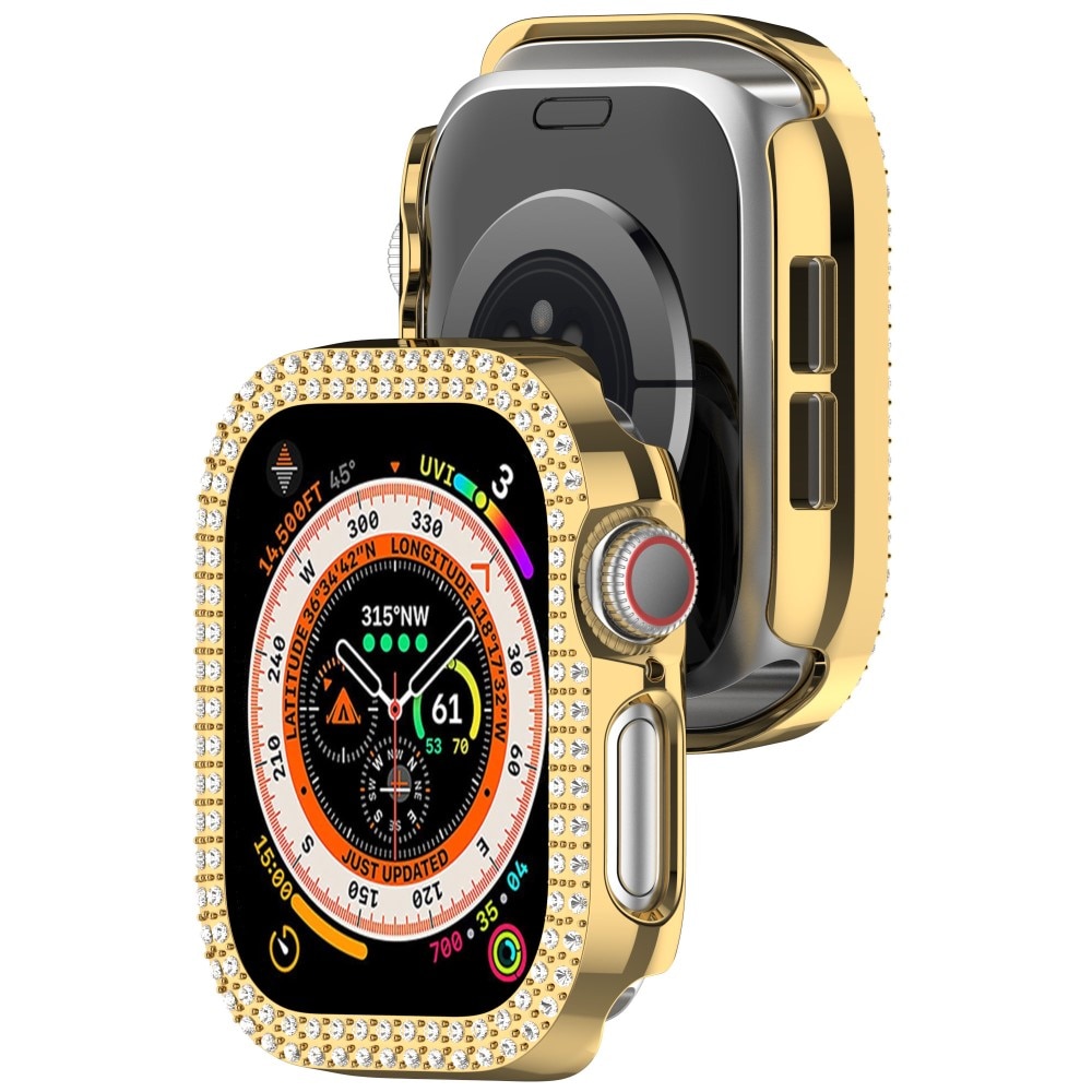 Apple Watch Series 10 42mm Rhinestone Hardcover gold