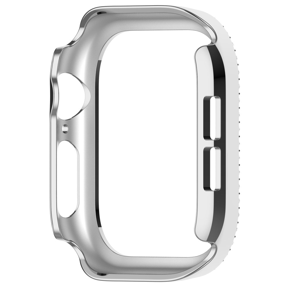 Apple Watch Series 10 42mm Rhinestone Hardcover silber