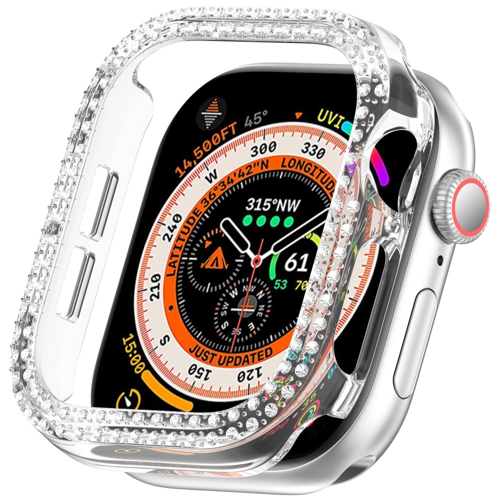 Apple Watch Series 10 42mm Rhinestone Hardcover durchsichtig