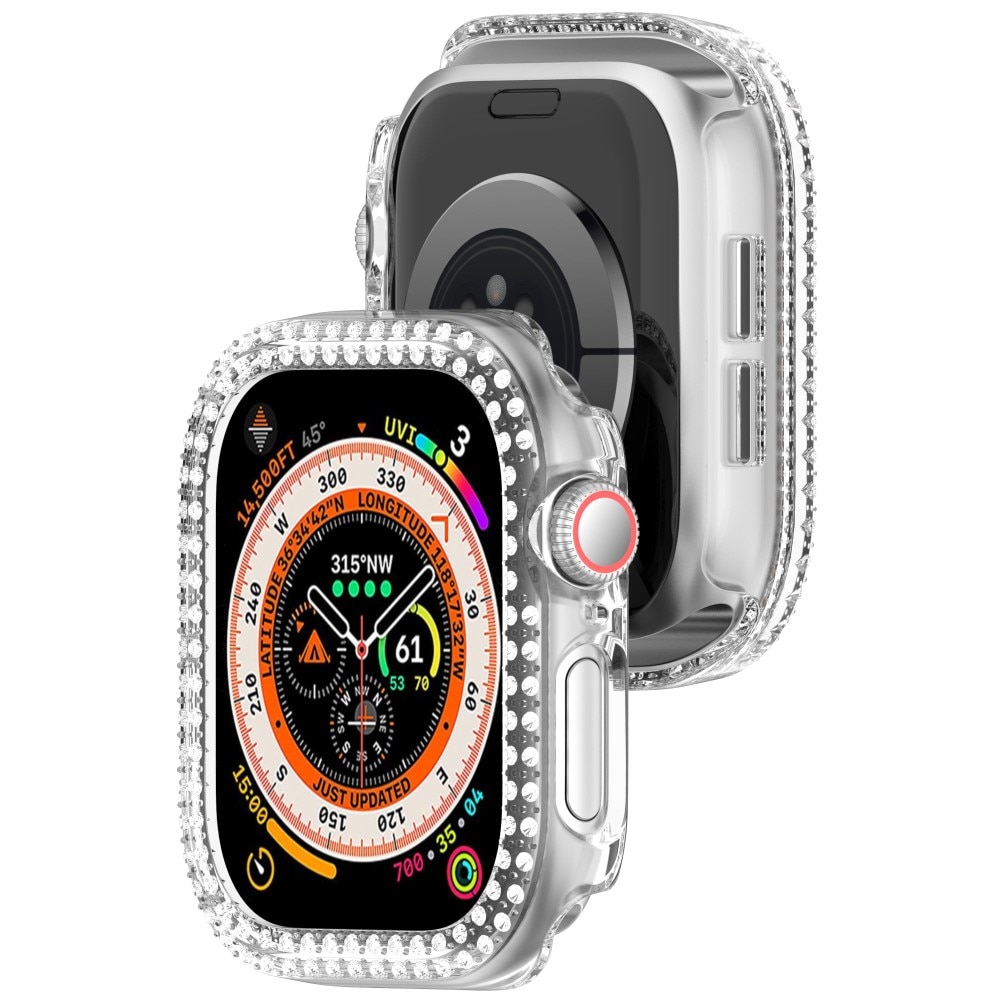 Apple Watch Series 10 42mm Rhinestone Hardcover durchsichtig