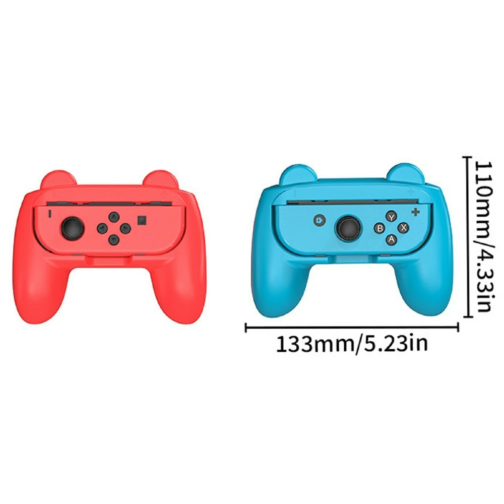 Joy-Con Griff für Nintendo Switch blau/rot