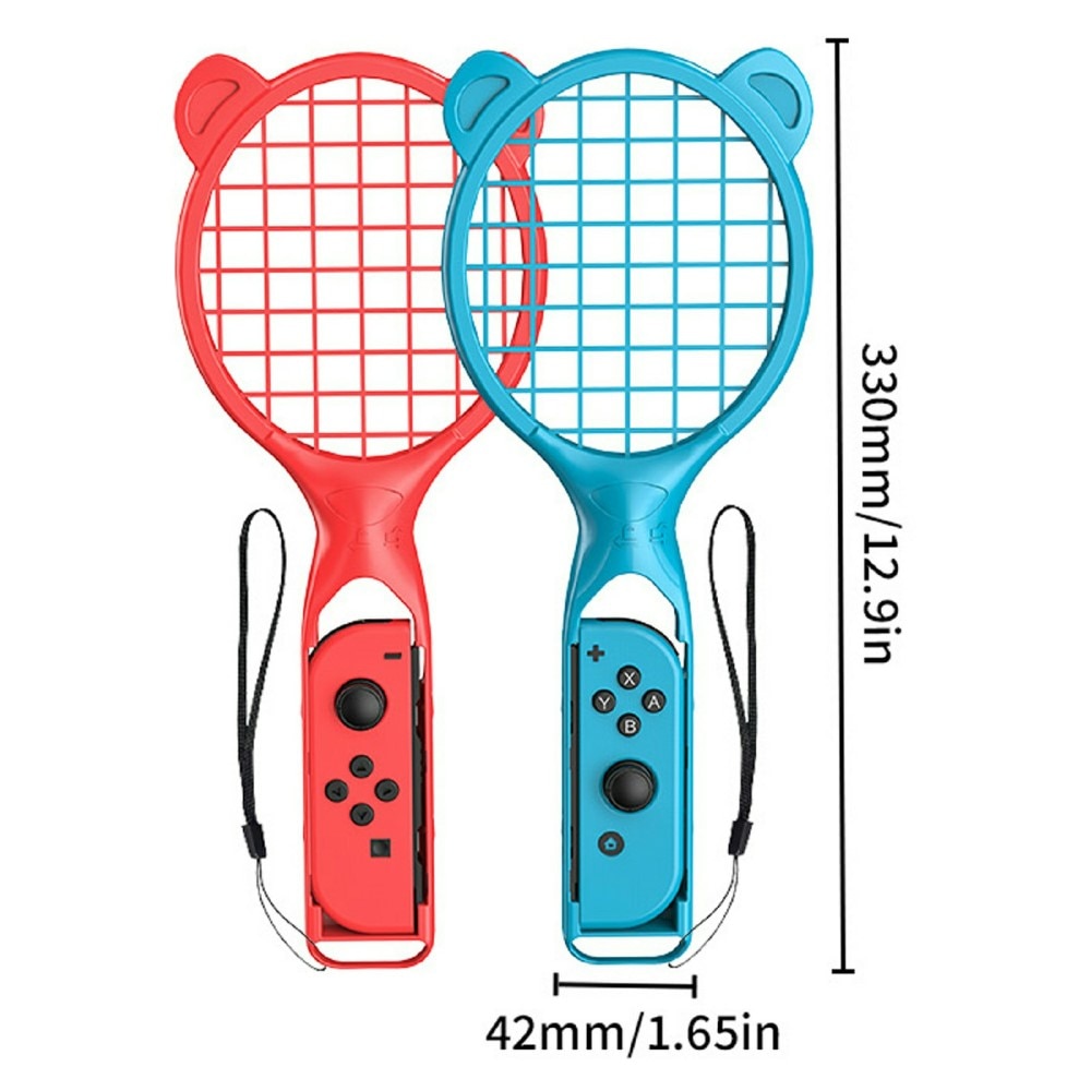 Joy-Con Tennisschläger für Nintendo Switch blau/rot