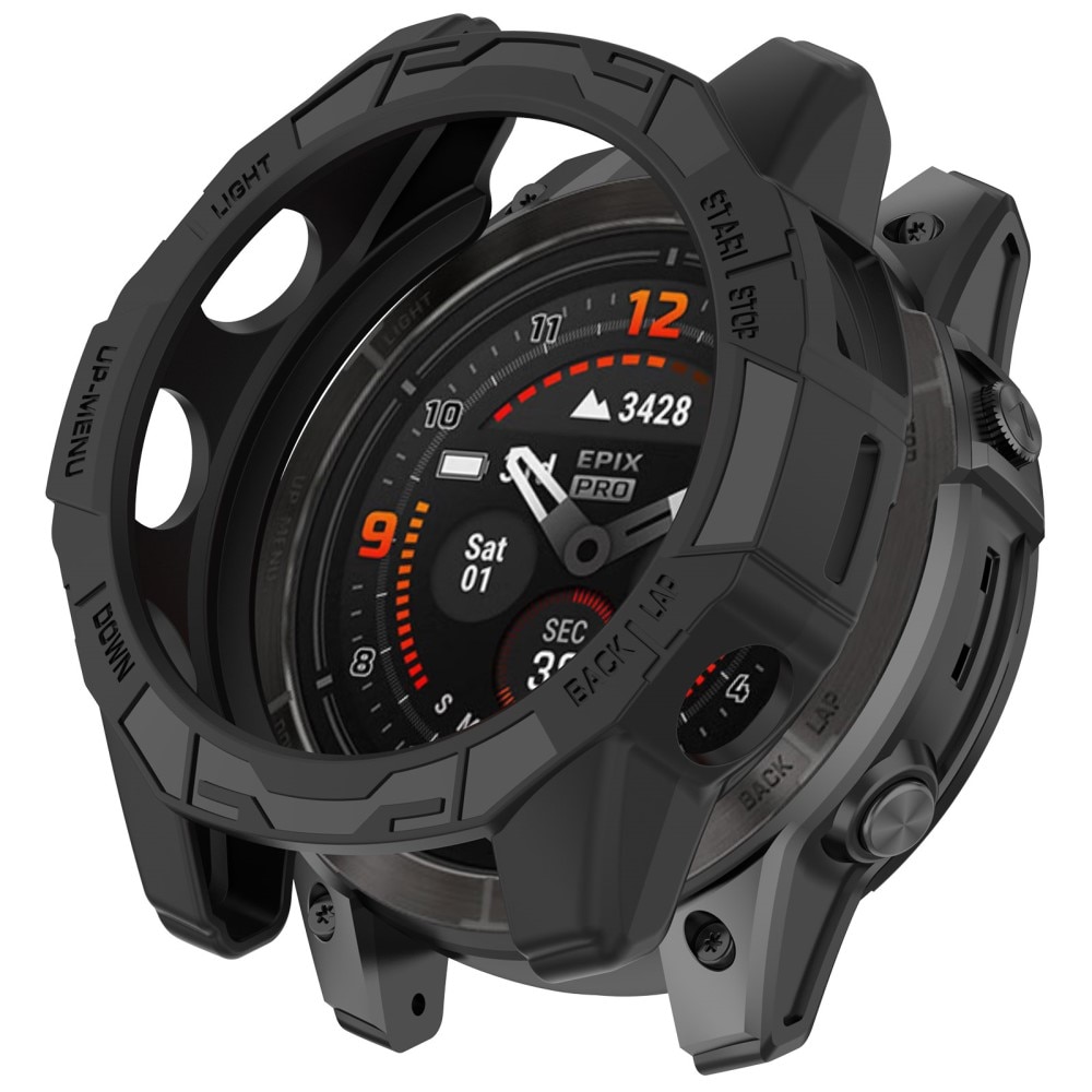 TPU Hülle Garmin Fenix E 47mm schwarz