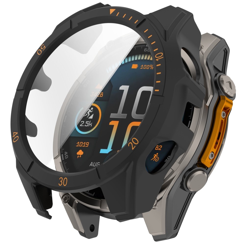 Full Cover Case Garmin Fenix 8 43mm schwarz