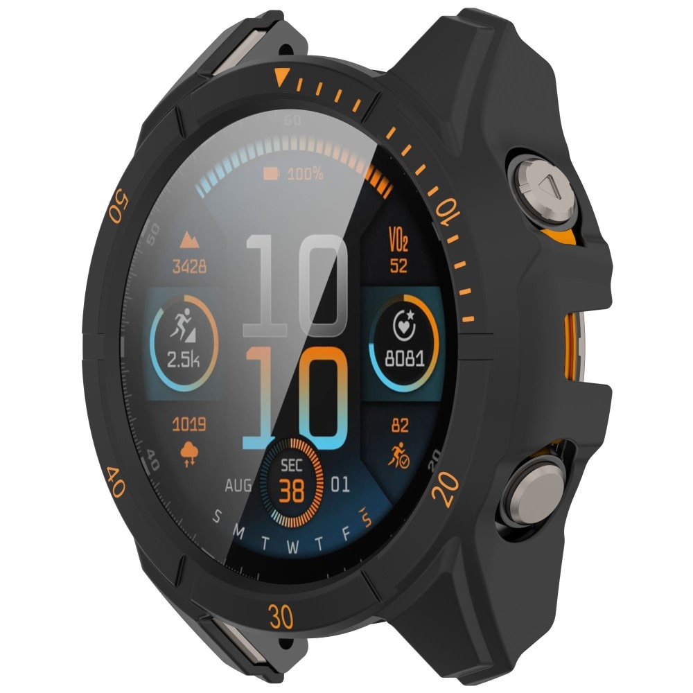 Full Cover Case Garmin Fenix 8 43mm schwarz