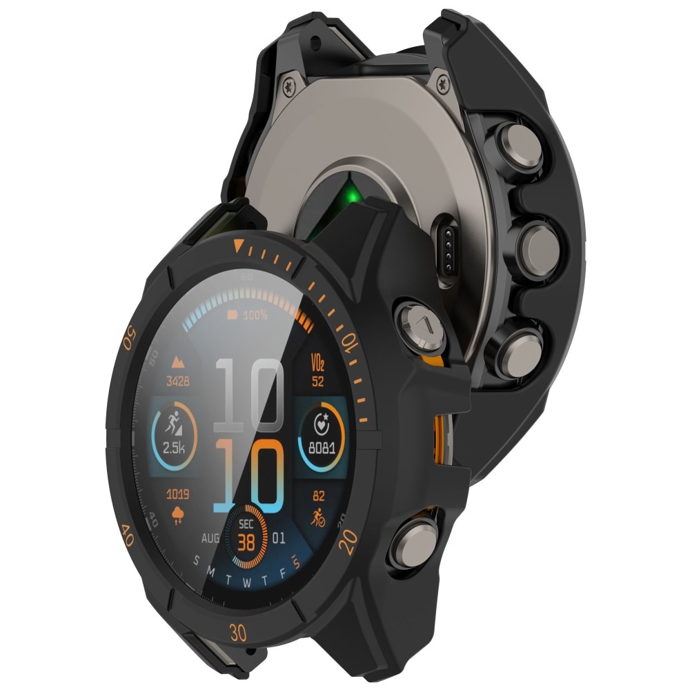 Full Cover Case Garmin Fenix 8 43mm schwarz