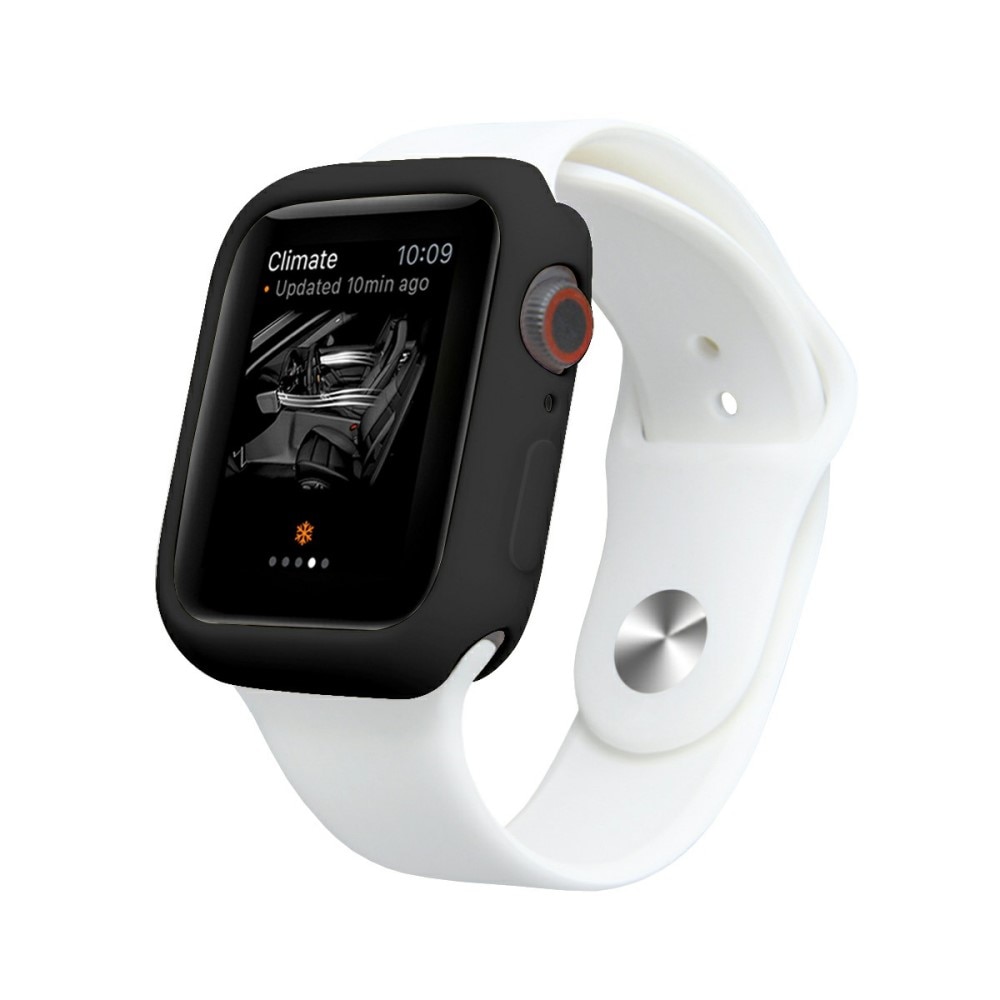Apple Watch 41mm Series 7 Silikonhülle schwarz