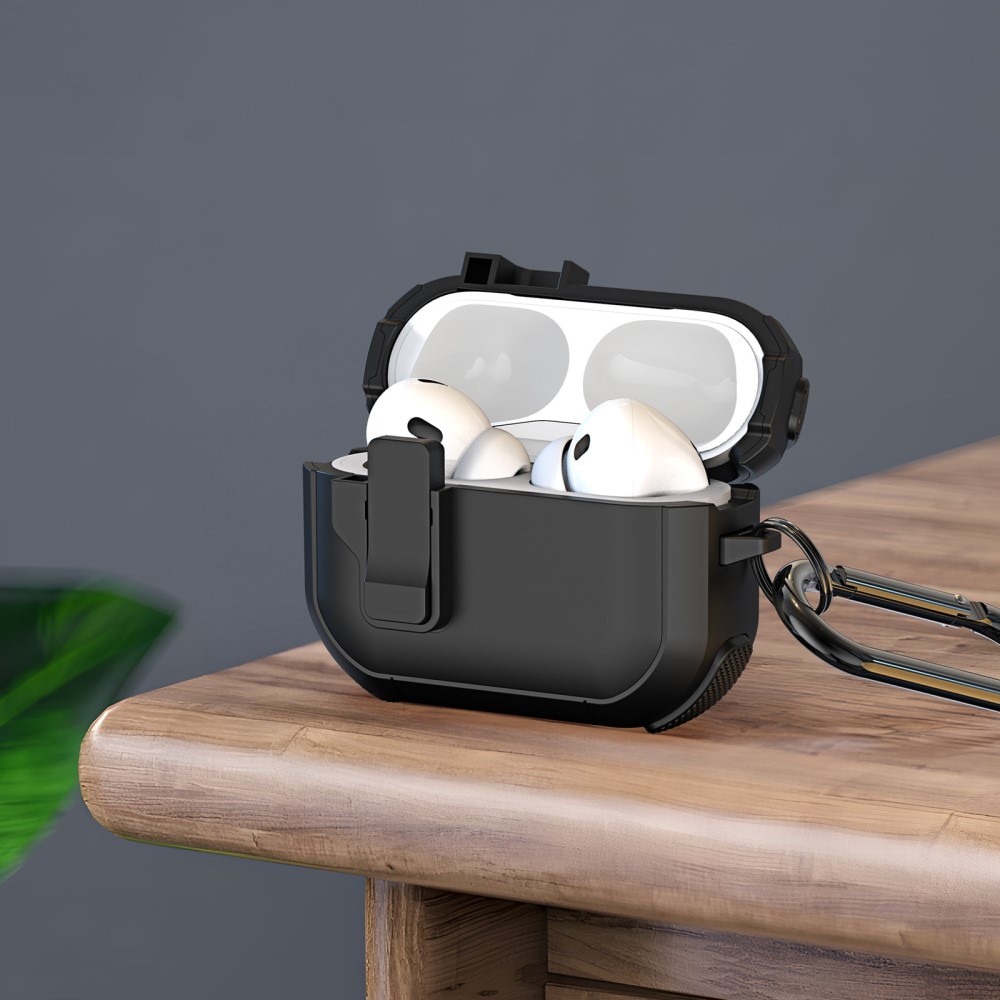 PECP Series Hülle Apple AirPods Pro 2 Schwarz