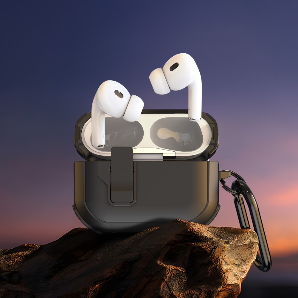 PECP Series Hülle Apple AirPods Pro 2 Schwarz