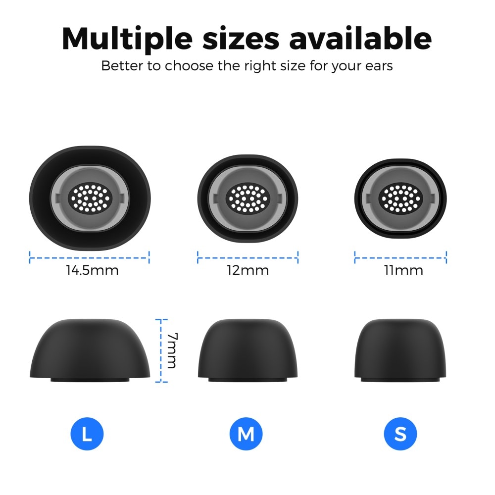 Ear Tips (3-pack) Samsung Galaxy Buds 3 Pro schwarz