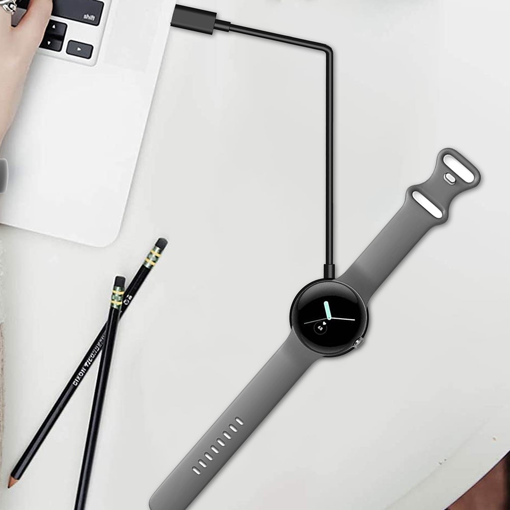 Google Pixel Watch Magnetisches Ladegerät USB-C Weiß