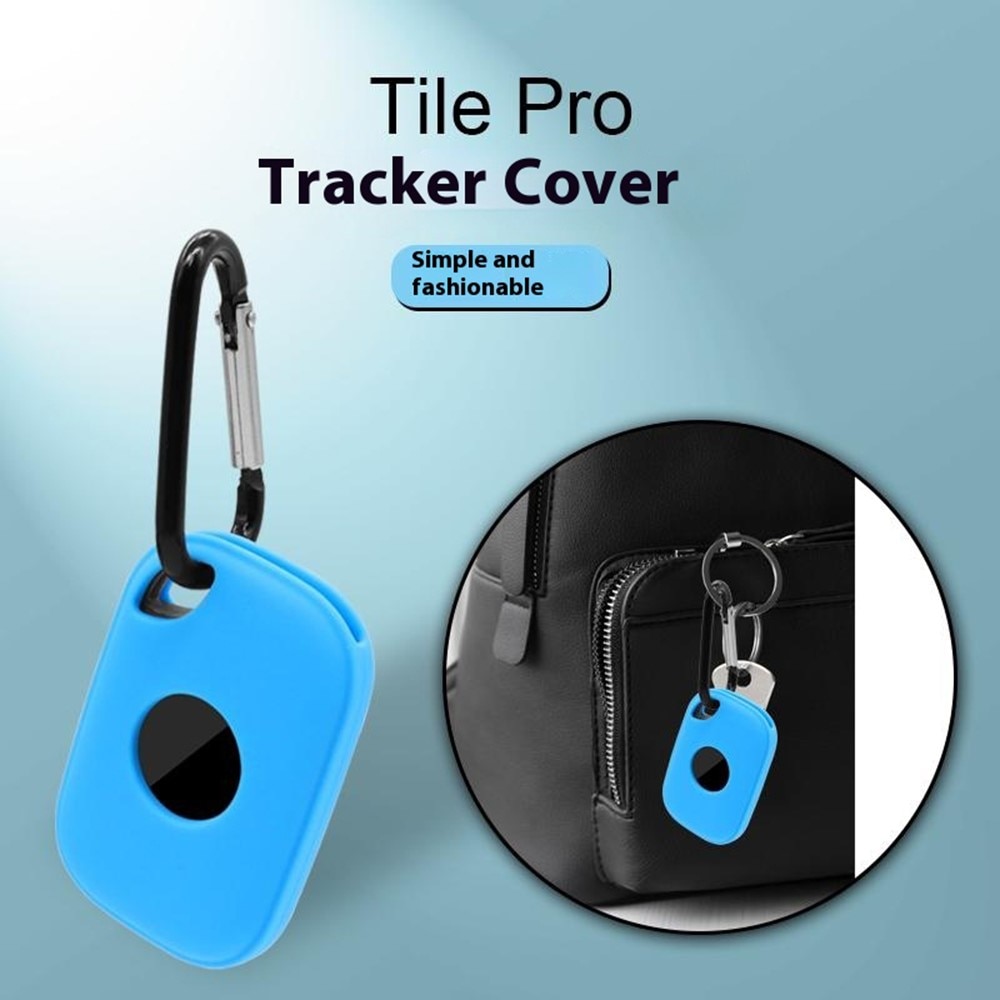 Tile Pro (2024) Silicone Keychain Case schwarz