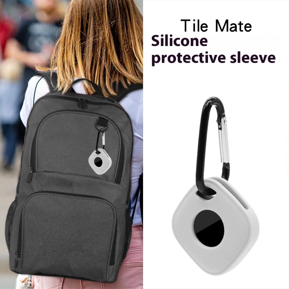 Tile Mate (2024) Silicone Keychain Case schwarz