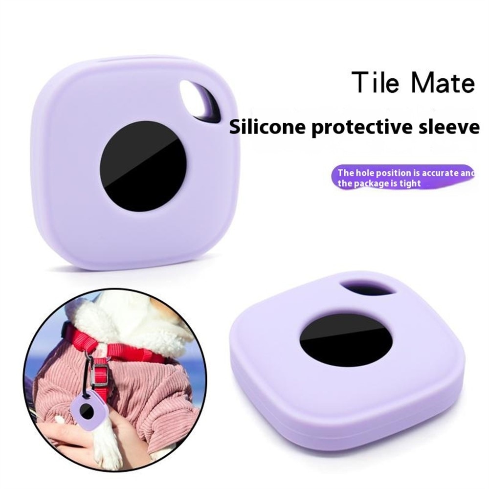 Tile Mate (2024) Silicone Keychain Case schwarz