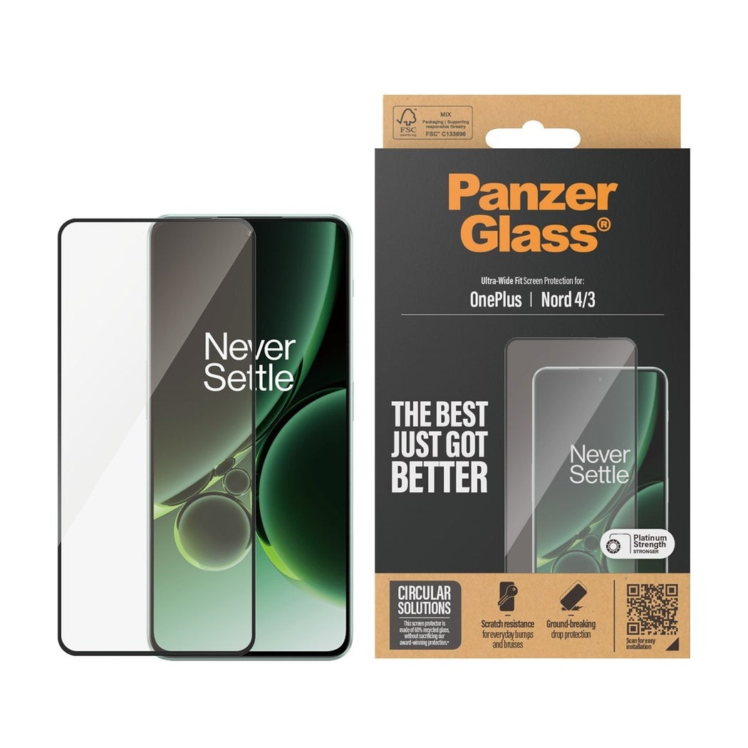 OnePlus Nord 4 Displayschutz/Screen Protector Ultra Wide Fit