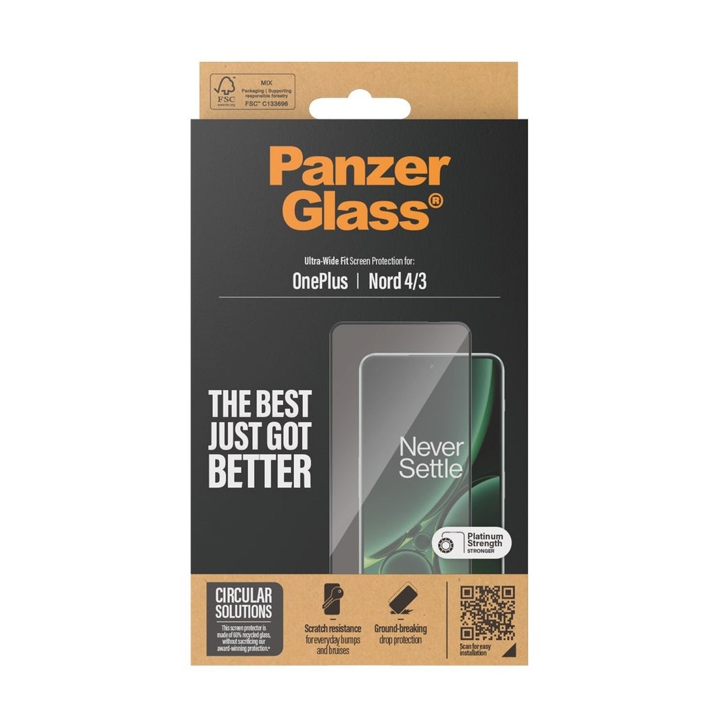 OnePlus Nord 4 Displayschutz/Screen Protector Ultra Wide Fit