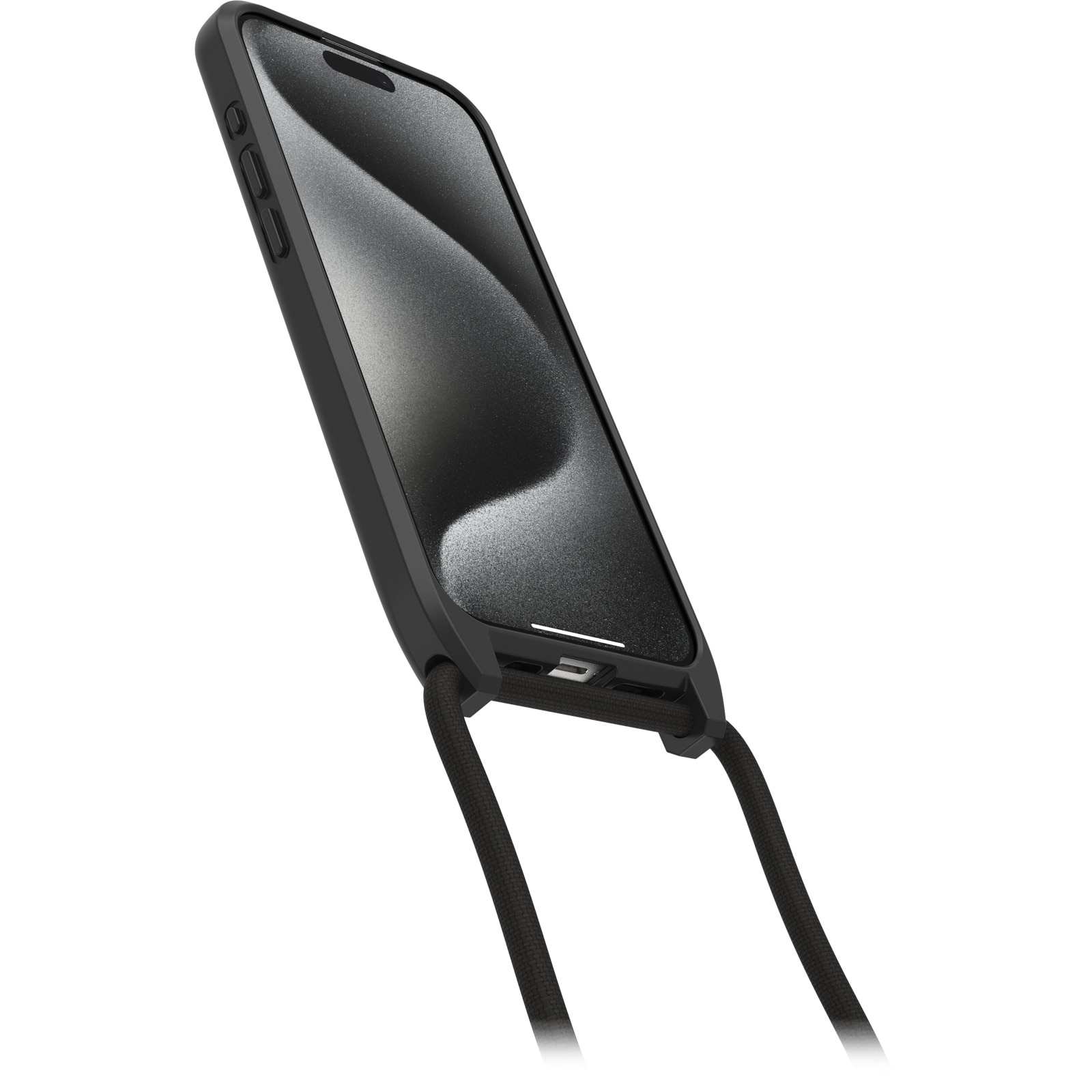 React Necklace MagSafe Hülle iPhone 15 Pro schwarz