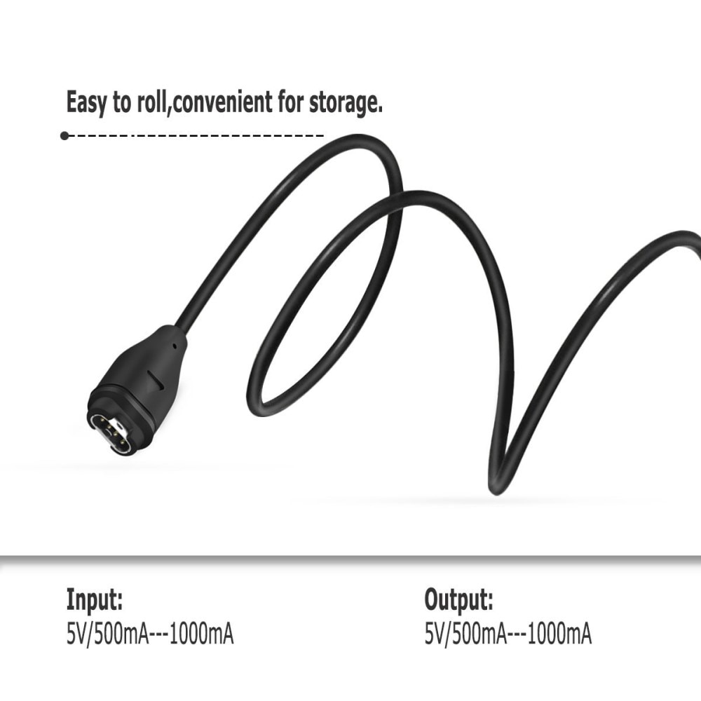 Garmin Epix 47mm Gen 2 Ladekabel 1 m Schwarz