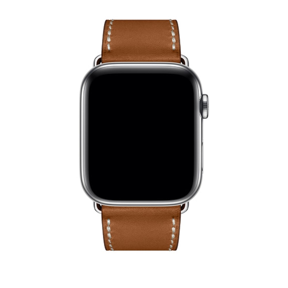 Apple Watch 41mm Series 8 Lederarmband cognac