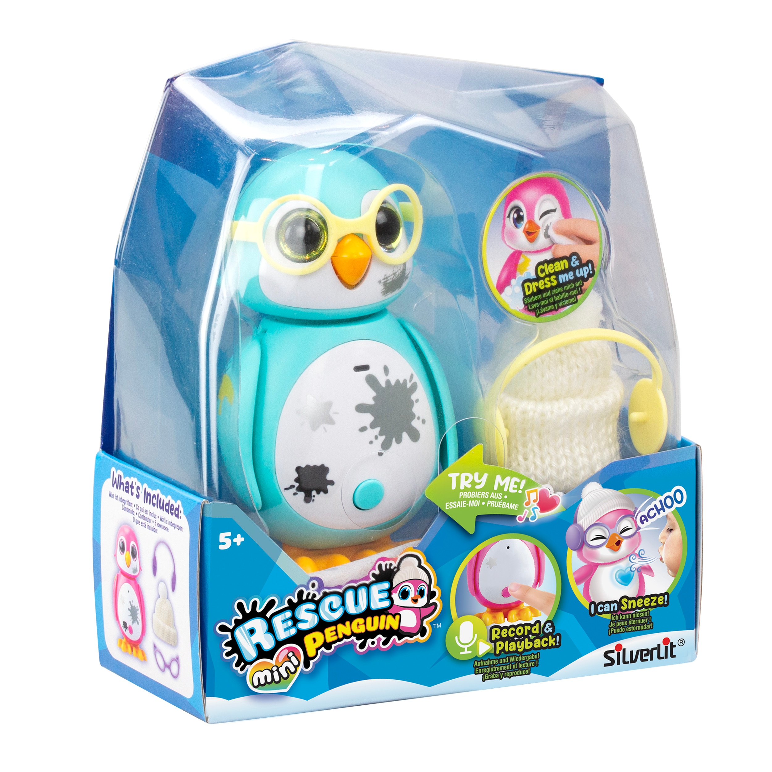 Rescue Mini Penguin blau