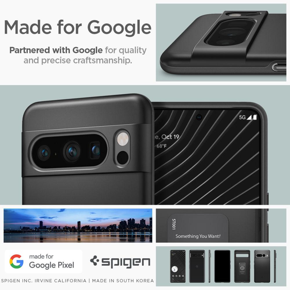 Case Thin Fit Google Pixel 8 Pro Black