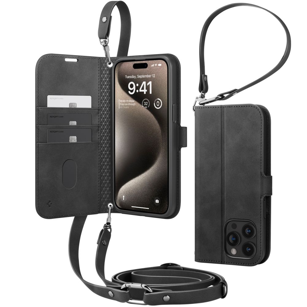 Tasche Wallet S Pro Max iPhone 15 Pro Black