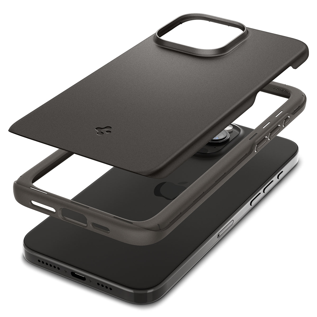 Case Thin Fit iPhone 15 Pro Gunmetal