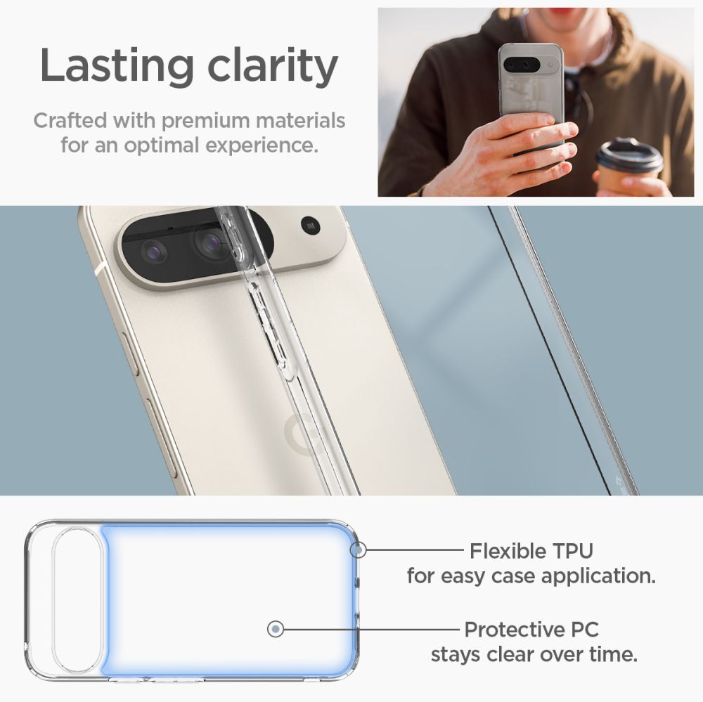 Case Ultra Hybrid Google Pixel 9 Pro Crystal Clear